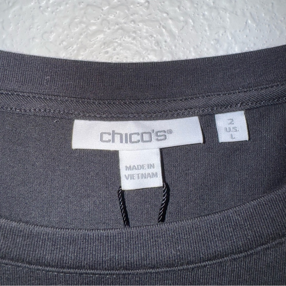 Chico’s Short Dress Tired Tshirt Dress. - Picture 3 of 6